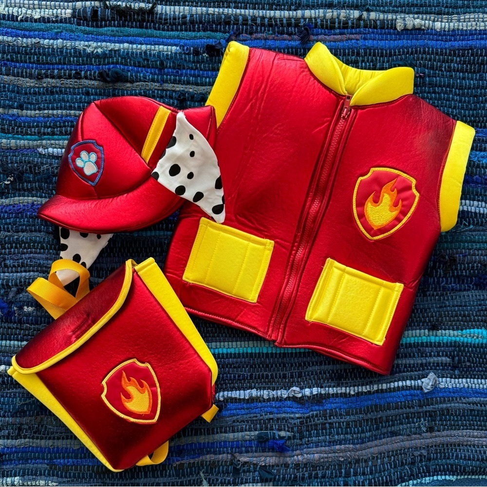 🐾 🚒 Professionally Handmade Marshall Paw Patrol Costume • Sz 4-6 🔥 ✨